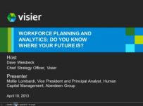 Workforce Planning and Analytics: Do You Know Where Your Future Is?