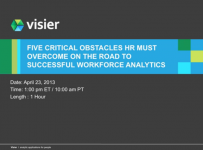 Five Critical Obstacles HR Must Overcome on the Road to Successful Workforce Analytics