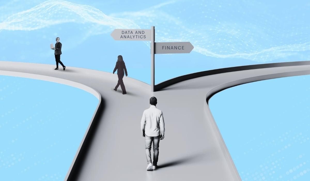 people on a road moving in different directions