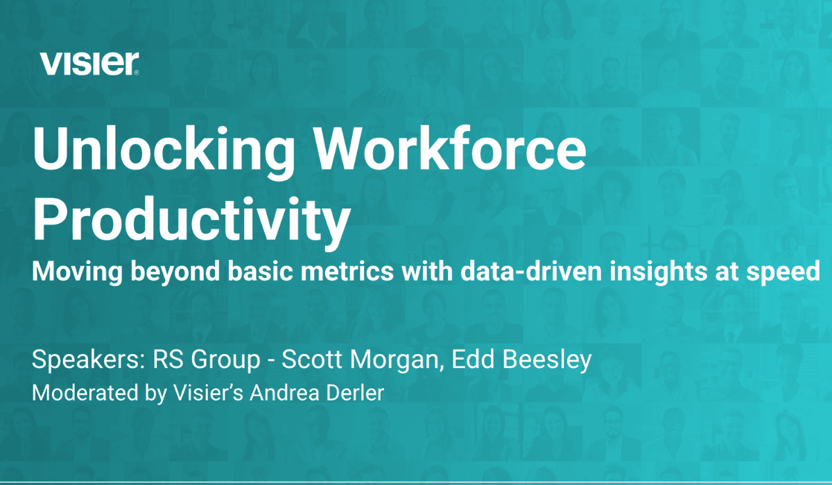 Unlocking Workforce Productivity: Moving beyond basic metrics with data-driven insights at speed