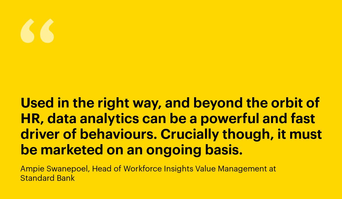 Powerful data analytics quote