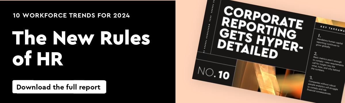 Download Visier's 2024 workforce trends report, The New Rules of HR, for free.