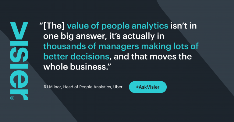 People Analytics leads to better business decisions