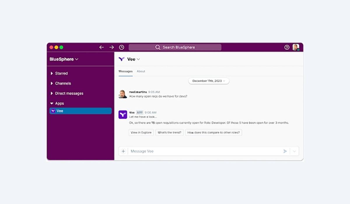 Visier MCP and Slack example