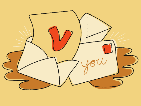 Newsletter — envelopes illustration