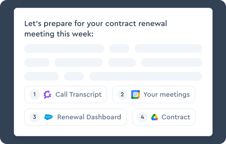 Grounded in your business data