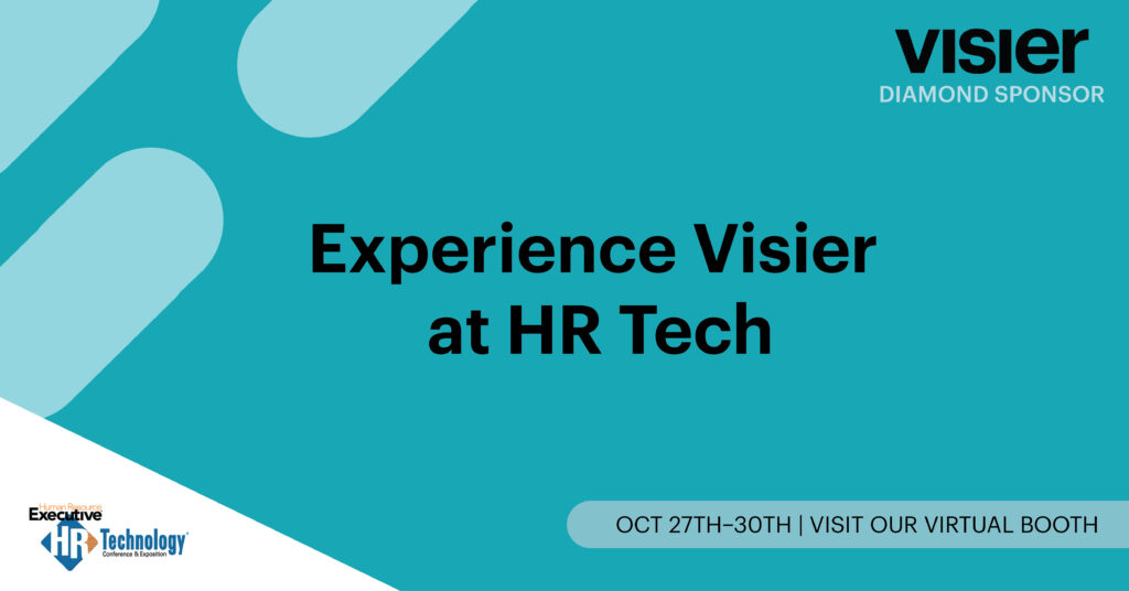 HR Tech Conference Visit Visier banner