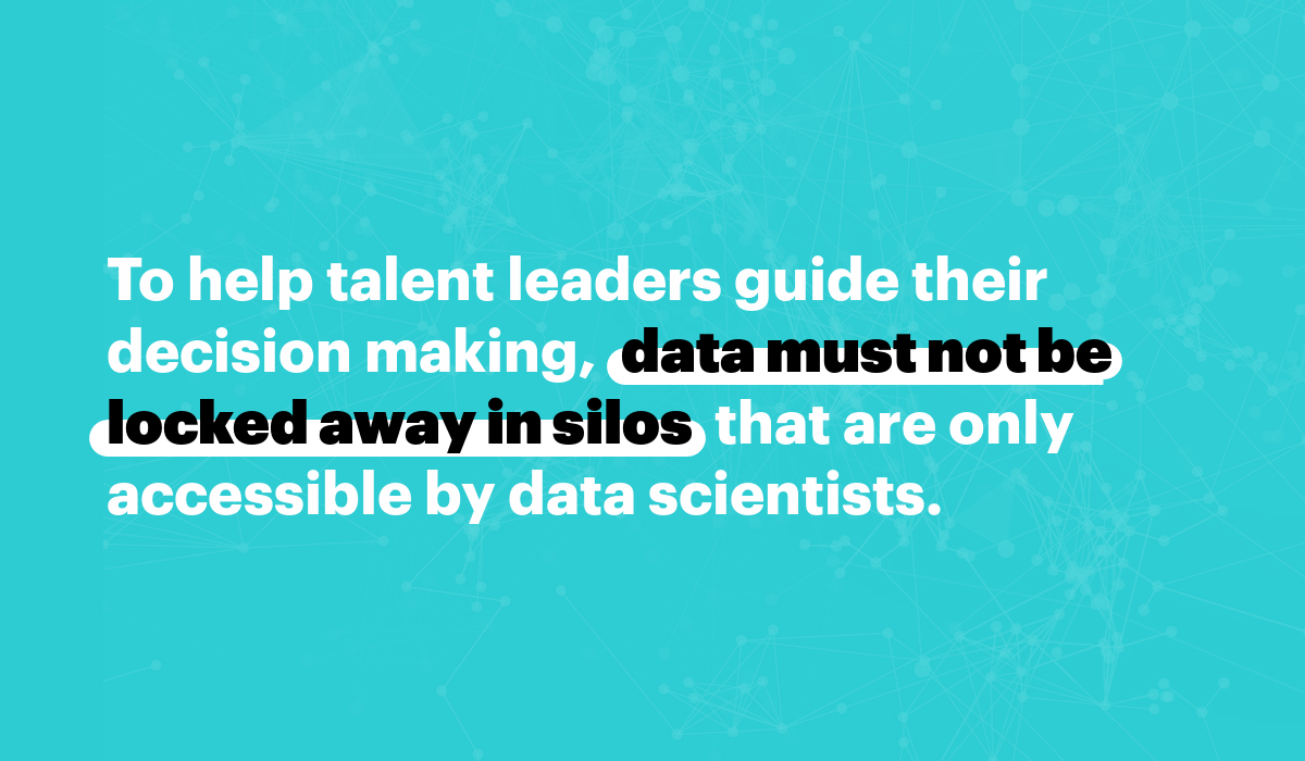 Data democratization during the pandemic.
