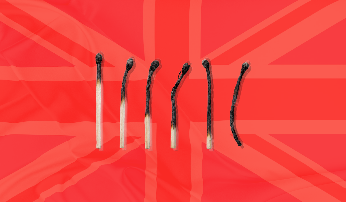 Burnt out Britain
